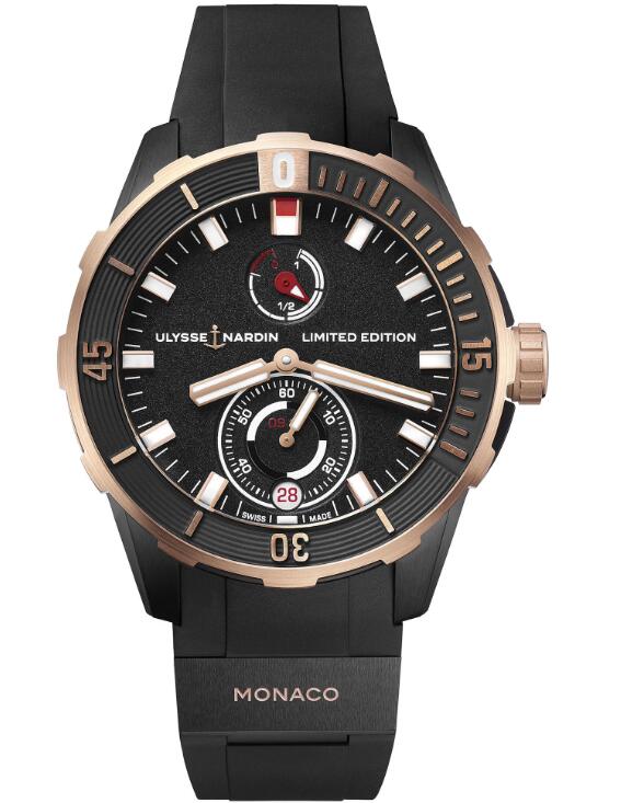 Ulysse Nardin Diver Chronometer Monaco Limited Edition 1185-170LE-3/BLACK-MON watches review